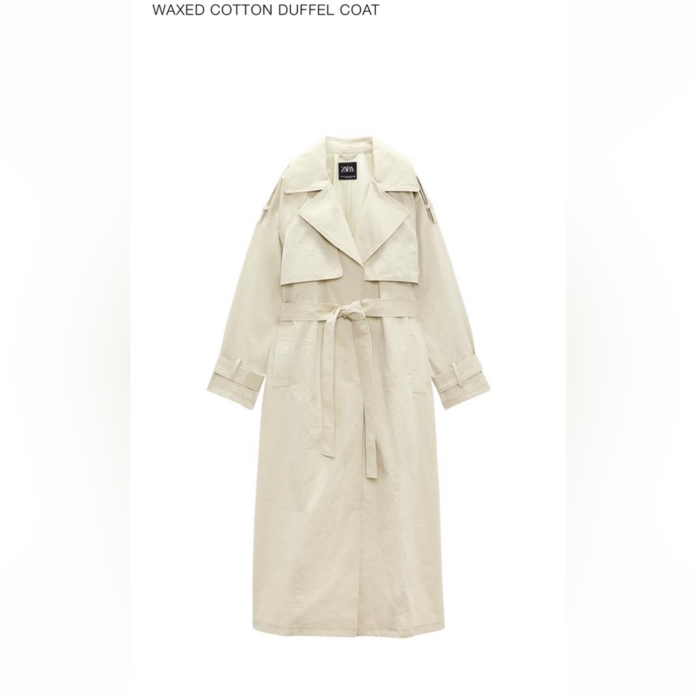 Zara Waxed Cotton Trench